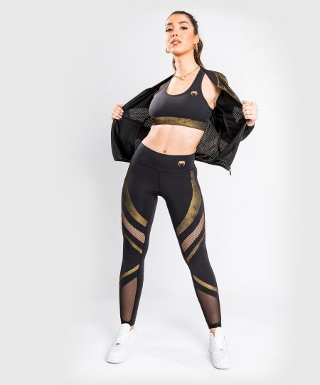 Venum  Leggings Lightning 7/8- voor Dames - Zwart/Goud