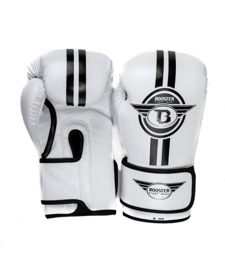 Booster Bokshandschoenen Jeugd Elite 4 - Wit Zwart