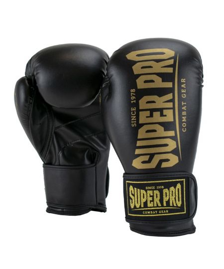 Super Pro Combat Gear Champ SE (kick)bokshandschoenen Zwart/Goud