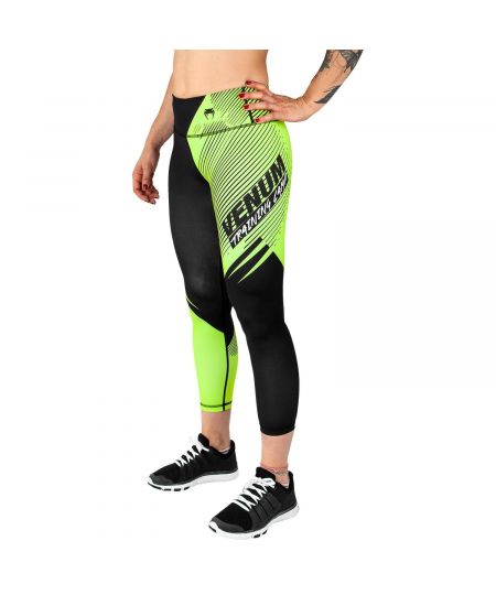 Venum  Cropped Leggings Trainingcamp 2.0 voor Dames - Zwart/Neon Geel