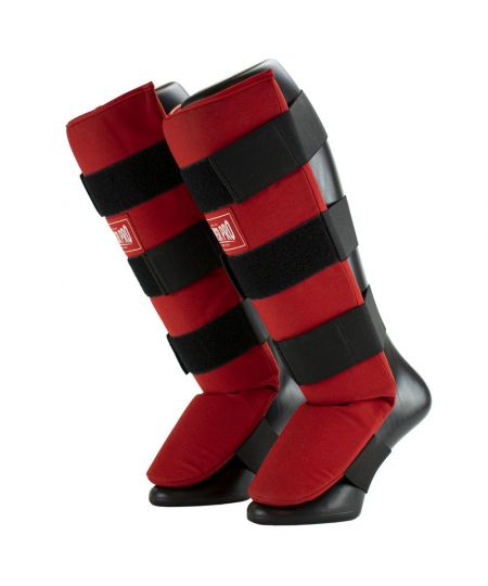 Super Pro Scheenbeschermers Savior - Rood/Wit