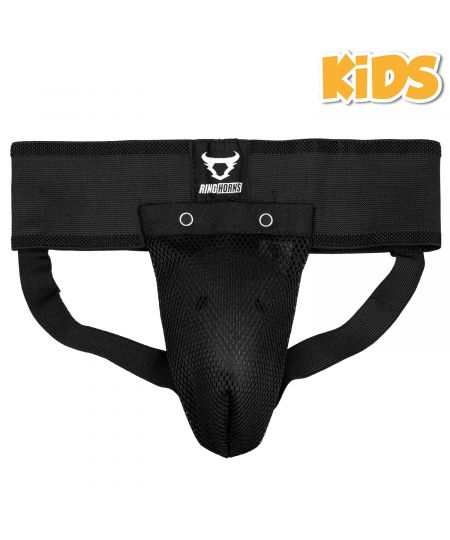Ringhorns Charger Kids Groin Guard & Support - Black