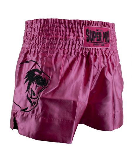 Super Pro Kickboksbroekje Hero - Roze/Zwart