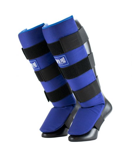 Super Pro Scheenbeschermers Savior - Blauw/Wit