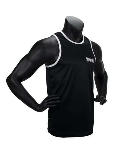 Super Pro Boxing Tank Top - Zwart/Wit