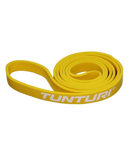 Tunturi Power Band - Resistance Band - Weerstandsband - Fitness elastiek - Licht - Geel