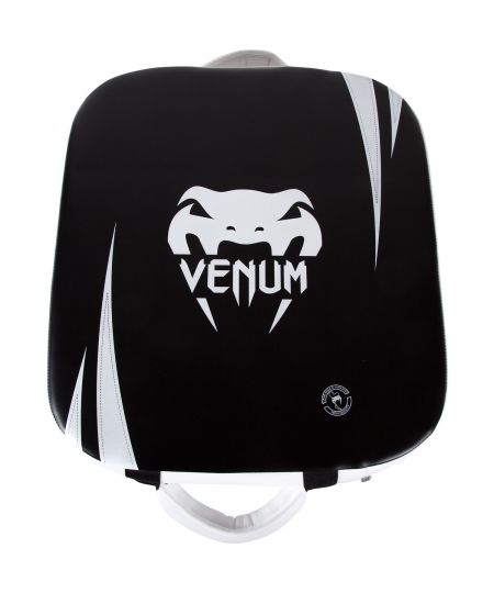 Venum Absolute Square Kick Shield - Skintex Leather - Zwart/Ice