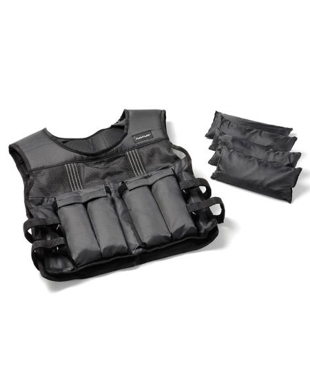 Tunturi Gewichstvest - Gewichtvest - Weight Vest - Gewichtsvest Hardlopen - Verstelbaar - 10kg - Zwart