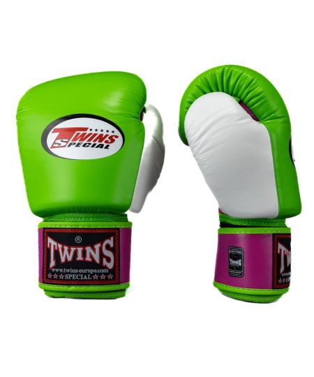 Twins Bokshandschoenen Special BGVL 3-3T - Groen Wit Paars 