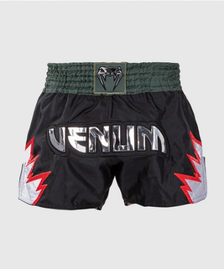 Venum Inferno Muay Thai Shorts - Zwart/Kaki