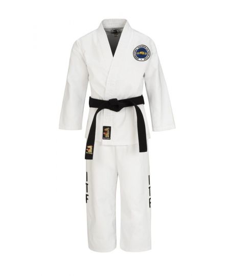 Matsuru Taekwondo pak ITF P/C 0135 - V-Hals Wit