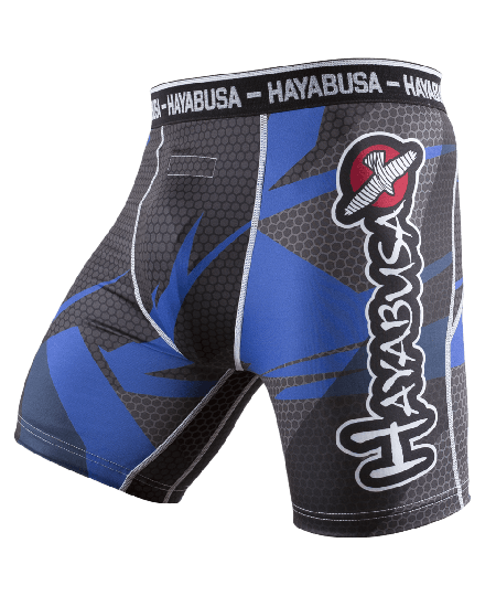 Hayabusa Compressie broekje Metaru 47 Silver - Blauw
