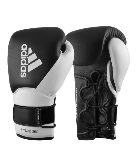 adidas bokshandschoen Hybrid 350 Duo Lace zwart/wit