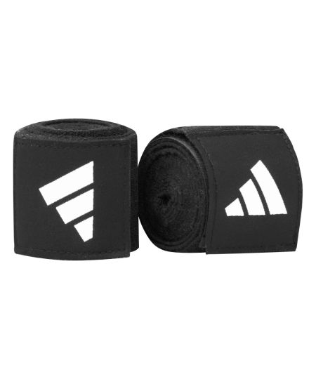 Adidas Boksbandage Rekbaar 2,55m of 4,55m - Zwart