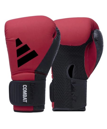 Adidas Combat 50 (kick)bokshandschoenen - Rood/Zwart