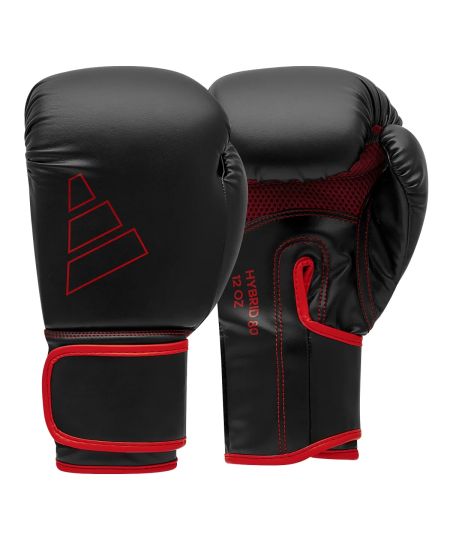 Adidas (kick)Bokshandschoenen Hybrid 80 Zwart/Rood