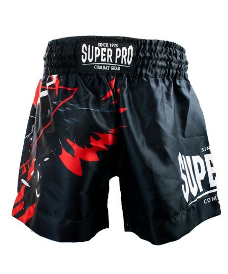 Super Pro Combat Gear Thai Short RAVEN