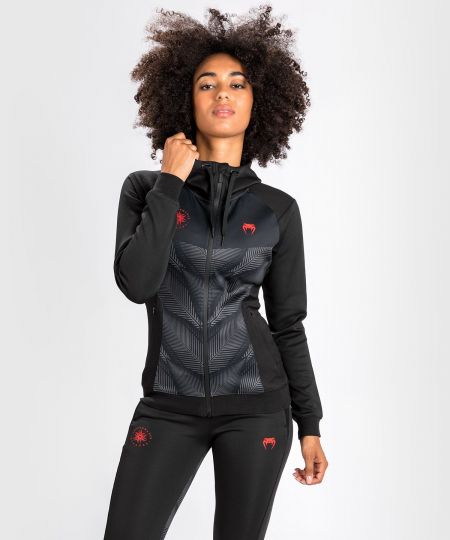 Venum  Hoodie Phantom - voor Dames - Zwart/Rood