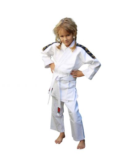 Essimo Judopak Koka met schouderembleem