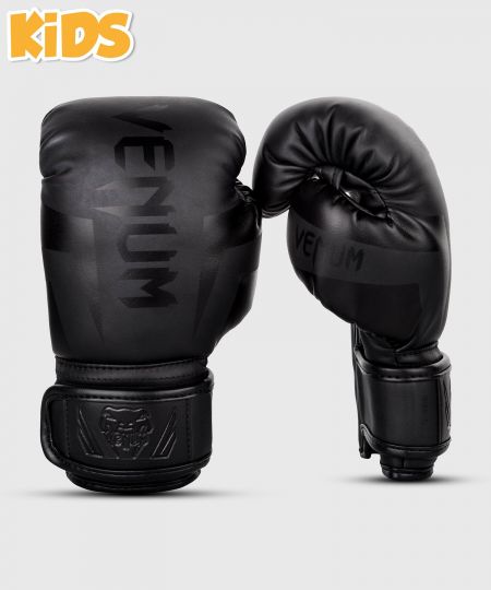Venum  Elite Bokshandschoenen Kids - Exclusive - Matzwart