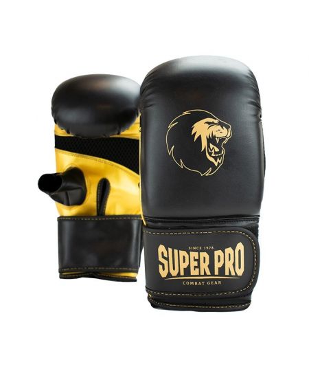 Super Pro Combat Gear Victor Bokszakhandschoenen Zwart/Goud