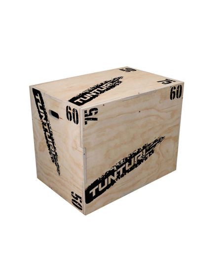 Tunturi Plyo Box voor krachttraining - Houten fitness kist - Jump box 50/60/75cm
