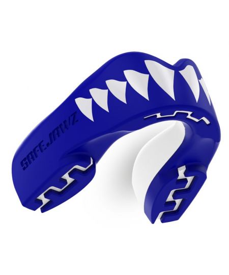 Safejawz Gebitsbeschermer Extro-Series Shark Blauw/Wit