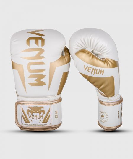 Venum  Elite Bokshandschoenen - Wit/Goud