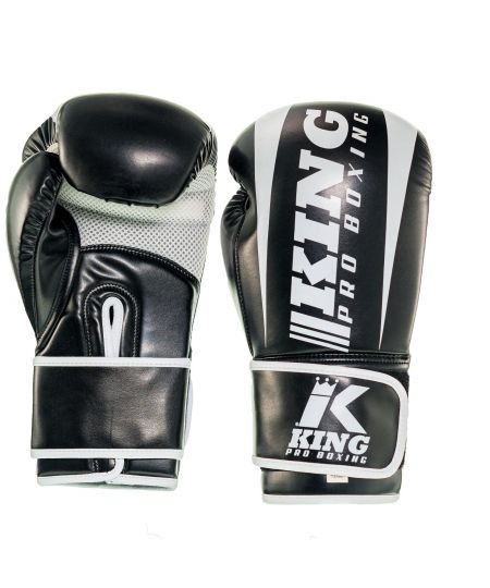 King Pro Boxing Bokshandschoenen 1 - Zwart Wit