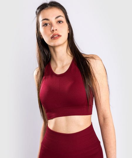 Venum  Sparring Seamless Sport bh - For Women - Burgundy