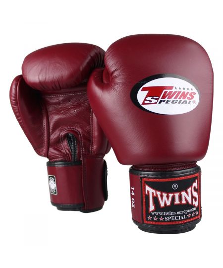 Twins (Kick)Bokshandschoenen BGVL 3 - Wijnrood