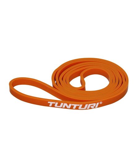 Tunturi Power Band - Resistance Band - Weerstandsband - Fitness elastiek - Extra Licht - Oranje