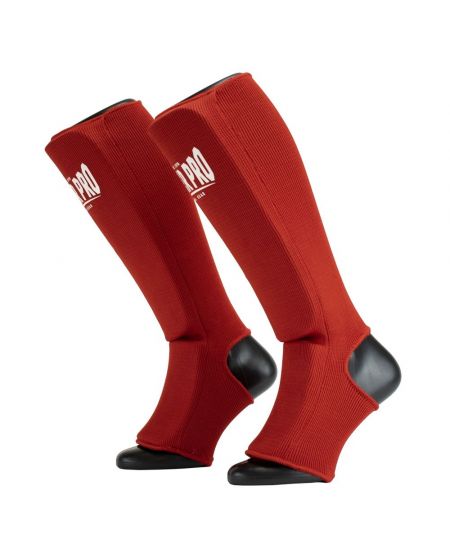 Super Pro Combat Gear Scheenbeschermer Defender Rood/Wit