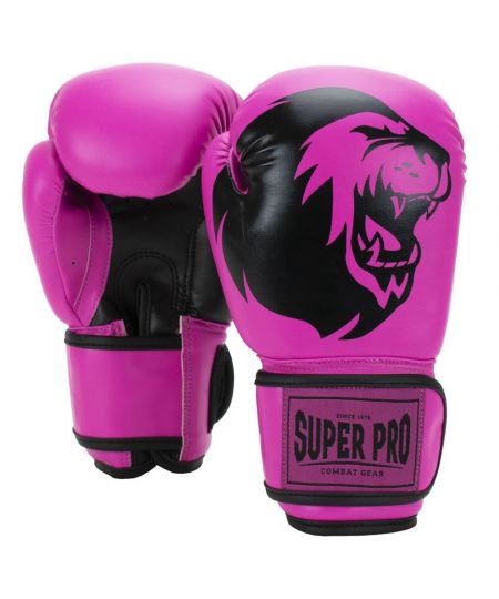 Super Pro Kids (Kick)bokshandschoenen Talent - Roze/Zwart