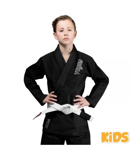 Venum  Contender Kids BJJ Gi (Free Wit belt included) - Zwart
