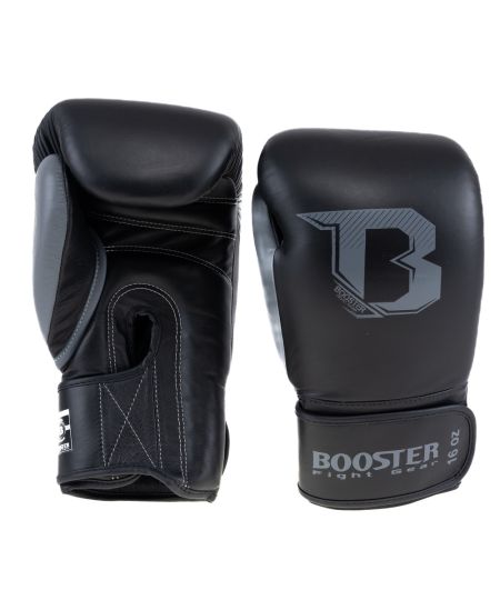 Booster Fight Gear Rapid Strike 1 Bokshandschoenen (klittenband)- Zwart/Grijs
