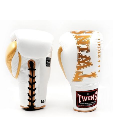Twins Bokshandschoen 8 Wit veter