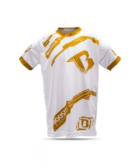 Booster Kids T-Shirt ELITE 2 - Wit/Geel