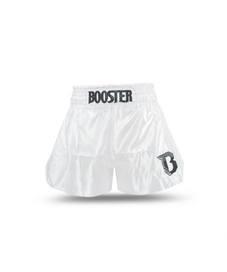 Booster Kickboksbroekje TBT Core 4 - Wit/Zwart