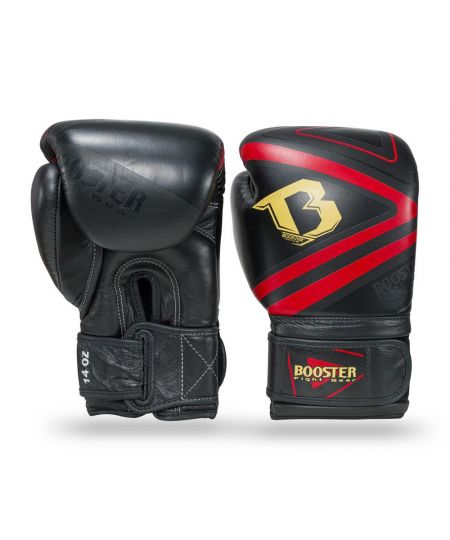 Booster PRO (Kick)bokshandschoen V10 - Zwart/Rood