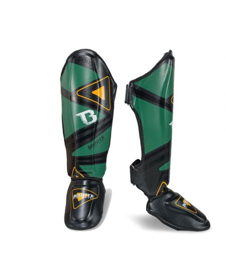 Booster Scheenbeschermer V10 - Zwart/Groen/Geel