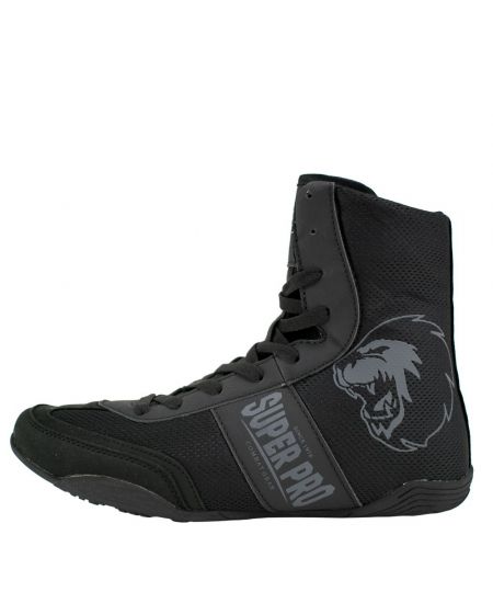 Super Pro boksschoenen Speed78 - Zwart/Licht grijs