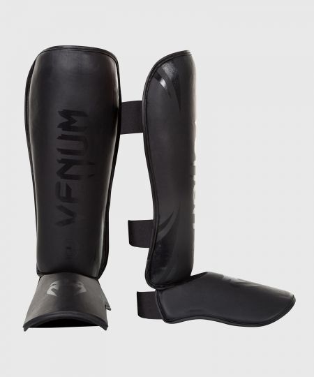 Venum  Challenger Kickboks Scheenbeschermers - Matzwart