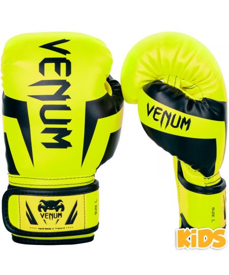 Venum  Elite Bokshandschoenen Kids - Exclusive - Fluo Geel