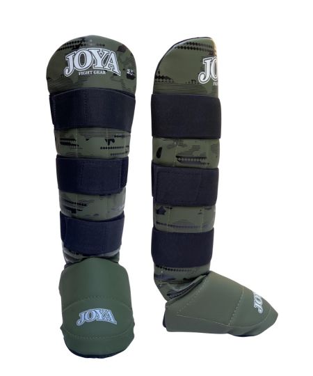 Joya Kinder Camo V2 Scheenbeschermers - Groen/Zwart
