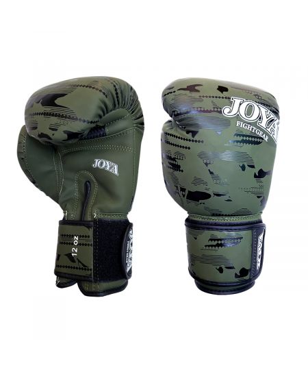 Joya Kinder Camo V2 (Kick) Bokshandschoenen - Groen/Zwart