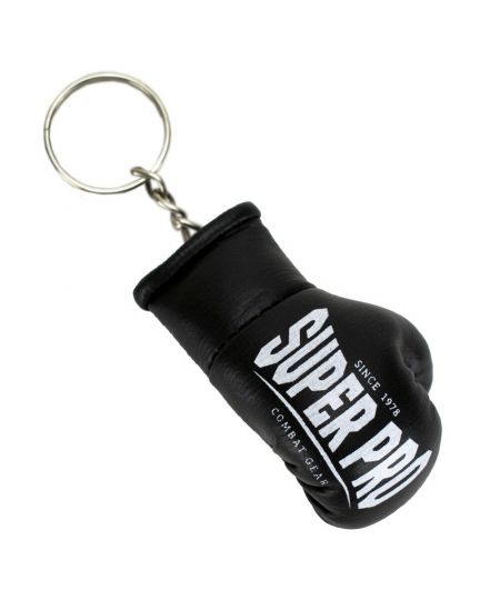 Super Pro Sleutelhanger Bokshandschoen - Zwart/Wit