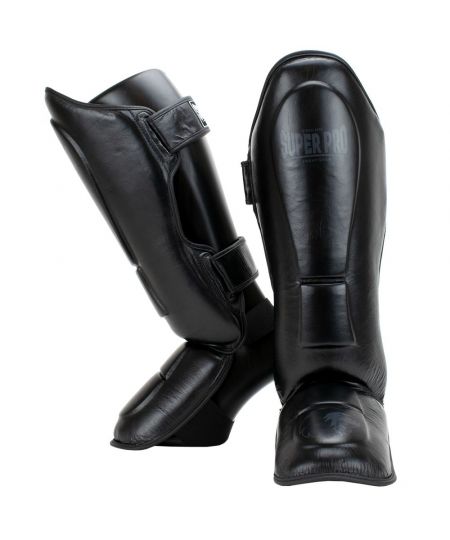 Super Pro Scheenbeschermers Guardian - Zwart/Zwart