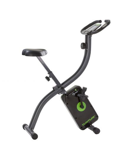 Tunturi Cardio Fit B20 X-bike Hometrainer opvouwbaar - Fitness fiets met 8 weerstandsniveaus - Fietstrainer
