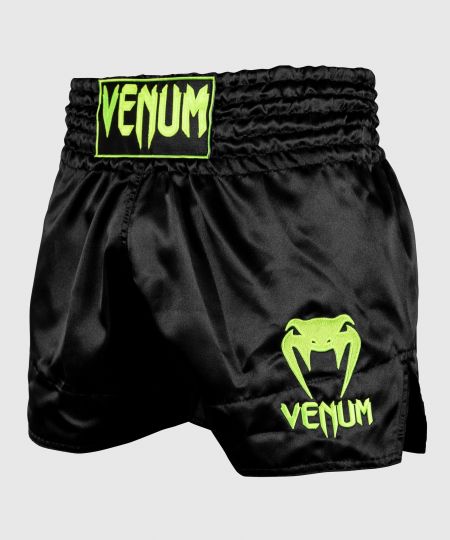 Venum  Kickboks broekje Classic - Zwart/Neon Geel
